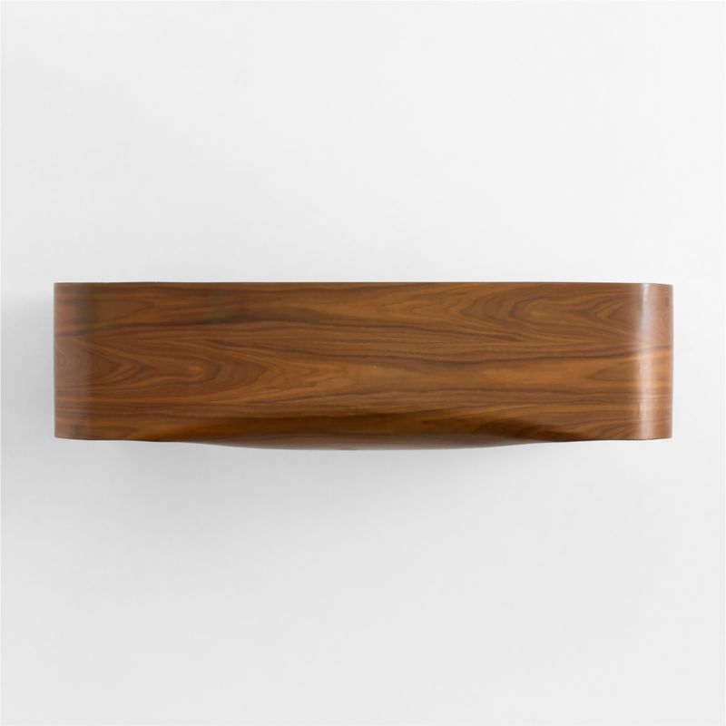 Crofton Natural Walnut Wood 60" Console Table - image 5 of 7