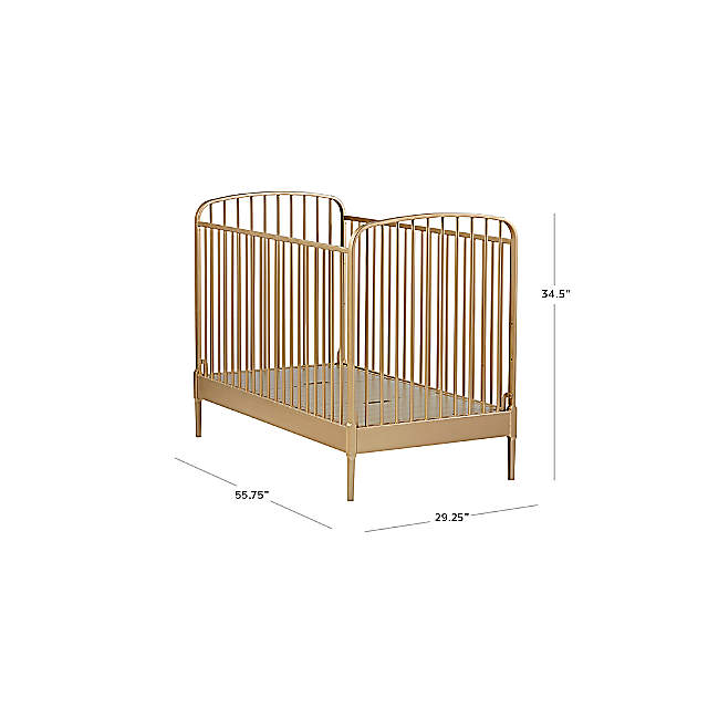 Larkin black store metal crib