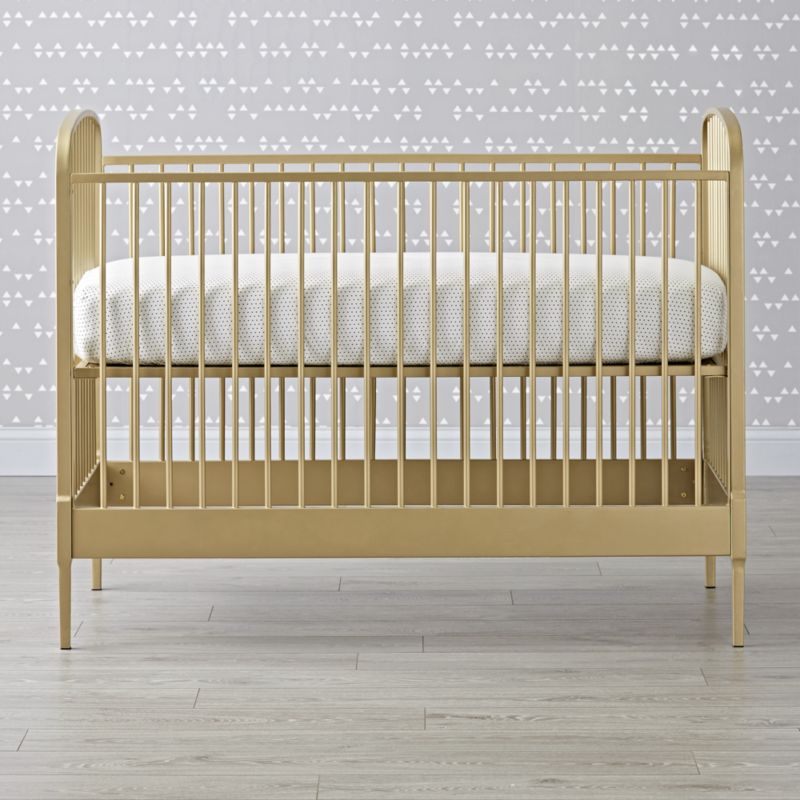 Larkin Gold Metal Baby Crib - image 11 of 17