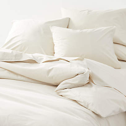 Crisp Cotton Percale Duvet Covers And, Percale King Size Duvet Covers