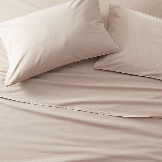 Crisp Cotton Percale Majave King Sheet Set