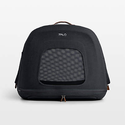 Crispin Impact-Tested Pet Travel Crate, Small in Onyx