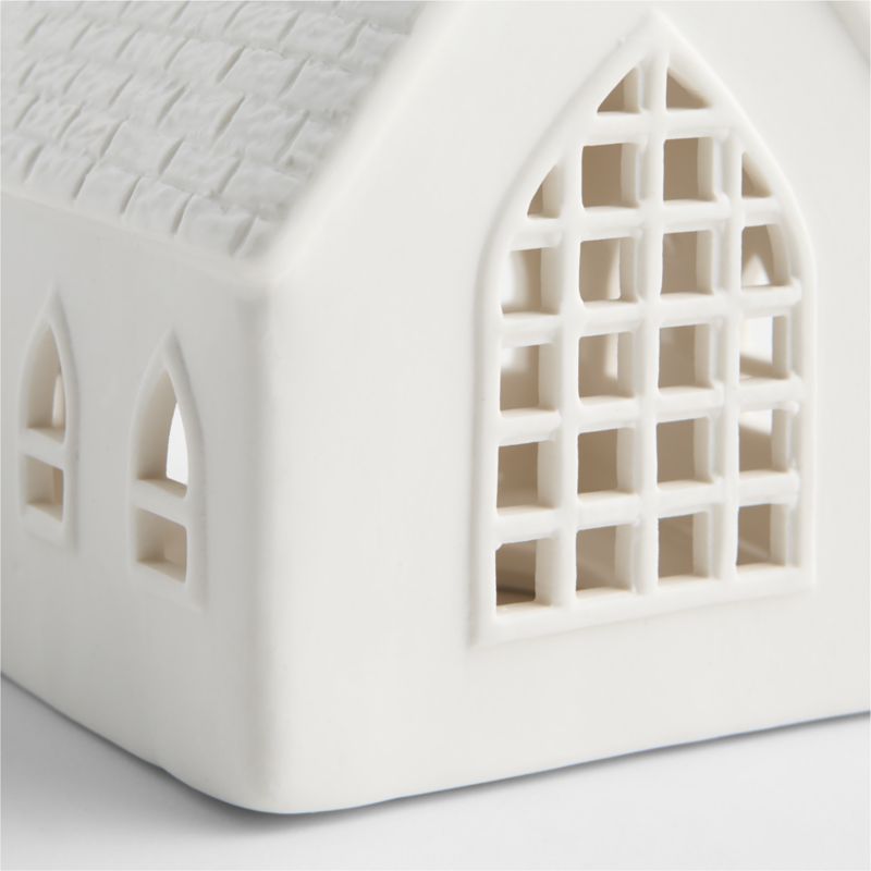 Cotswold Village Ceramic White Church - image 4 of 5