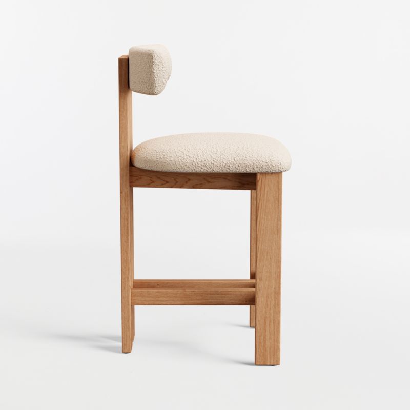 Ceremonie Natural Boucle Counter Stool by Athena Calderone - image 6 of 8