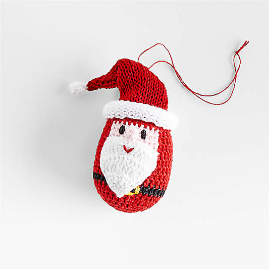 Crochet Santa Christmas Ornament