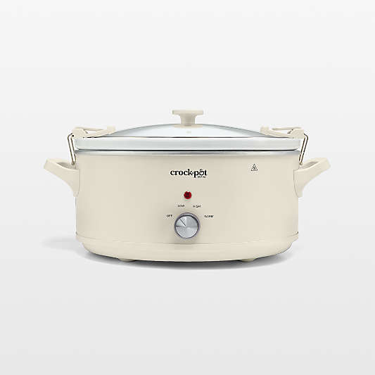 Crock-Pot 10-Qt. Cook & Carry Slow Cooker in Oatmilk