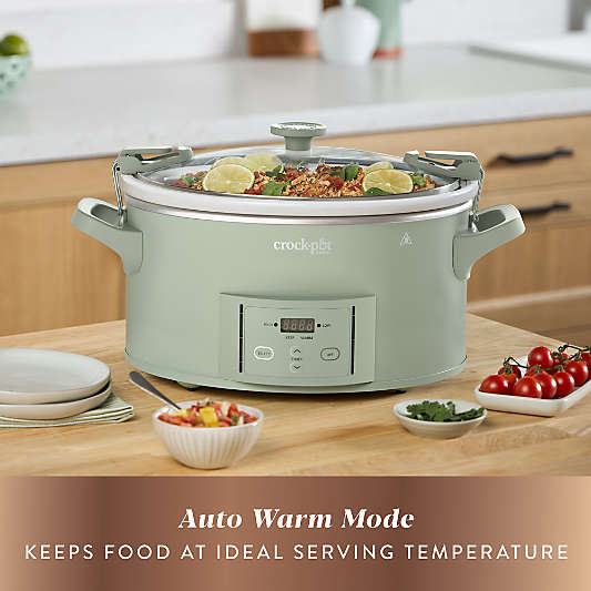 Crock-Pot Design Series 7-Qt. Cook & Carry Slow Cooker in Desert Sage