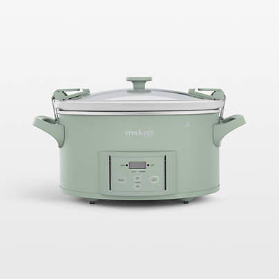 Crock-Pot Design Series 7-Qt. Cook & Carry Slow Cooker in Desert Sage
