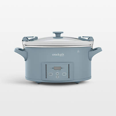 Crock-Pot Design Series 7-Qt. Cook & Carry Slow Cooker in Morning Haze