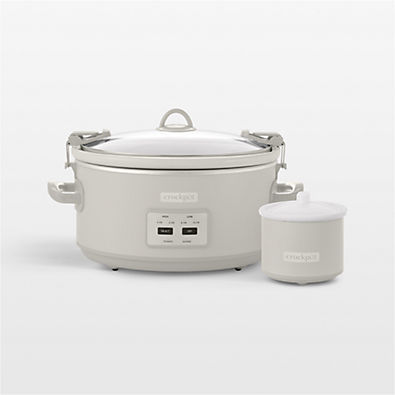 View Crock-Pot 7-Qt. Cook & Carry Slow Cooker in Mushroom details