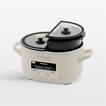 Crock-Pot MultiMeal Multicooker and Programmable Slow Cooker with Bake Function in Oat Milk