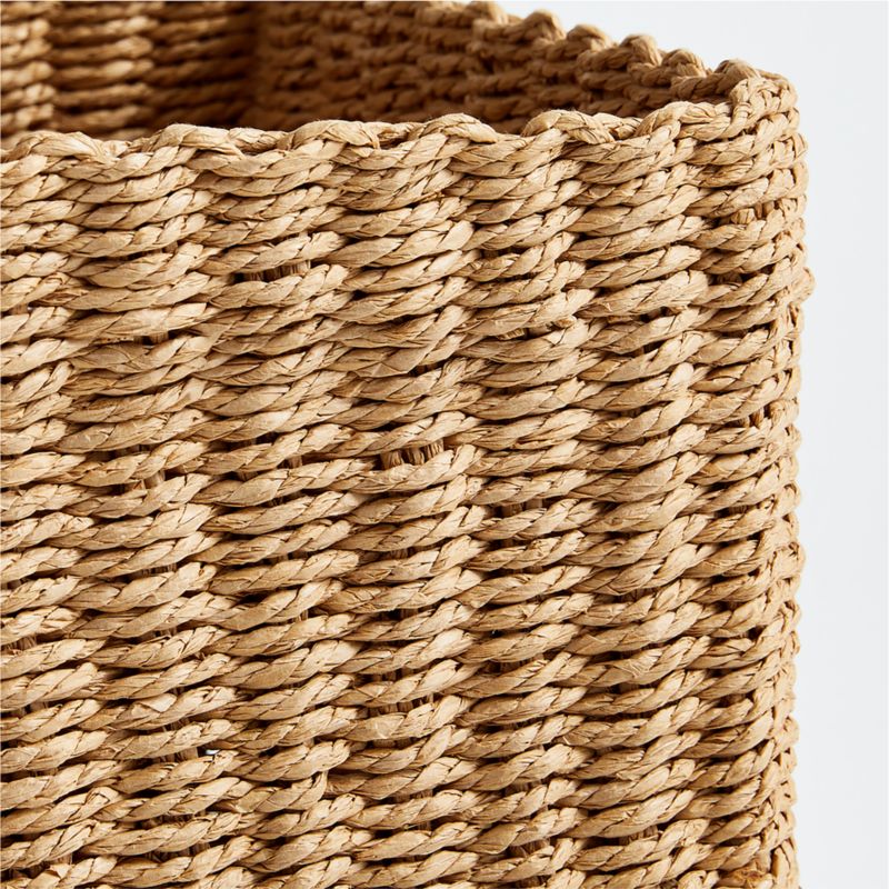 Croft Natural Brown Handwoven Storage Bin