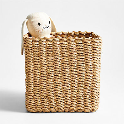 View Croft Natural Brown Handwoven Storage Bin details