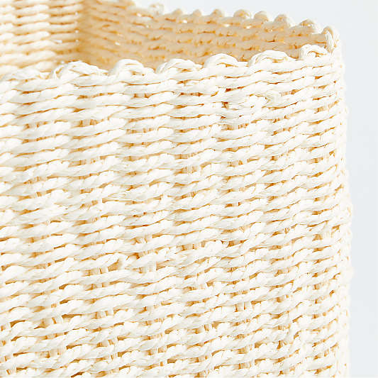 Croft Natural Brown Handwoven Storage Bin