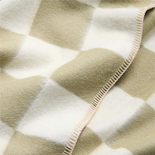 Blacksaw Crosby Heirloom 59"x79" Alpaca Green Throw Blanket