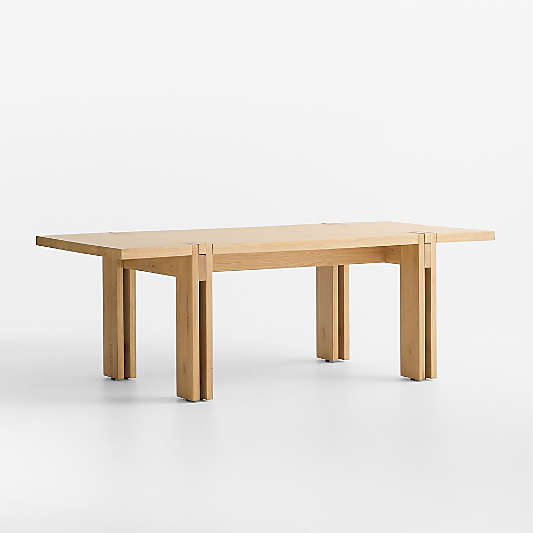 Crossroads 87" Oak Dining Table