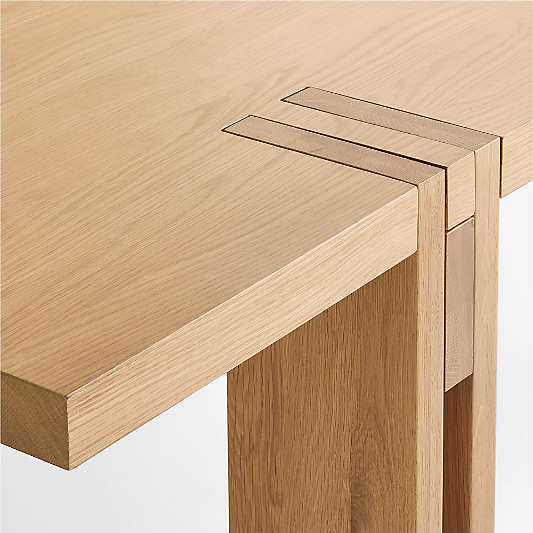 Crossroads 87" Oak Dining Table
