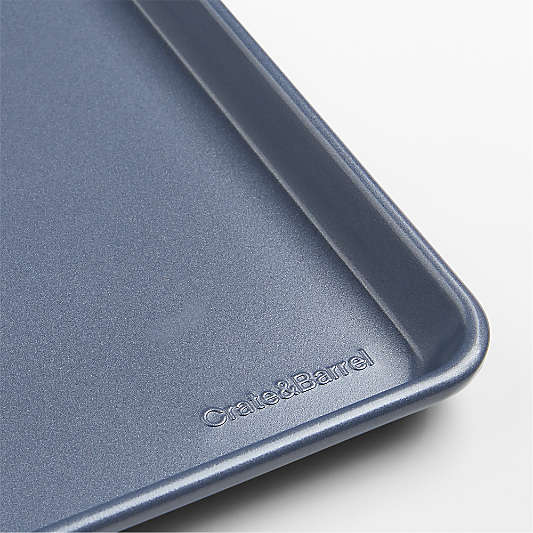 Crate & Barrel 6-Piece Slate Blue Non-Stick Baking Pan Set
