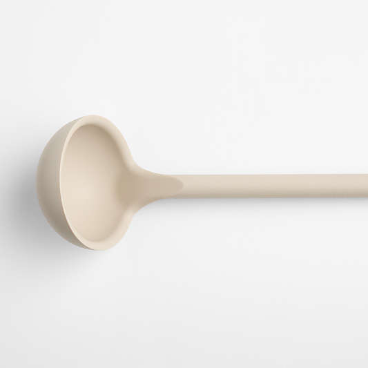 Crate & Barrel Taupe Silicone Utensils
