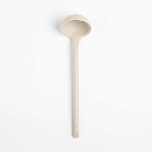 Crate & Barrel Taupe Silicone Ladle