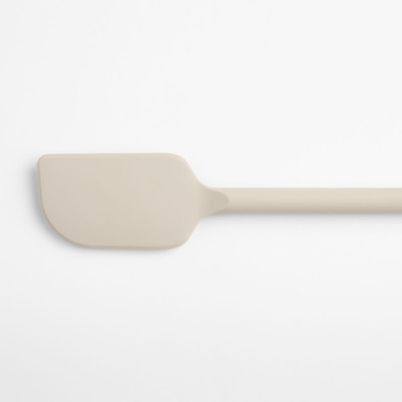 Crate & Barrel Taupe Silicone Scraper Spatula - image 2 of 3