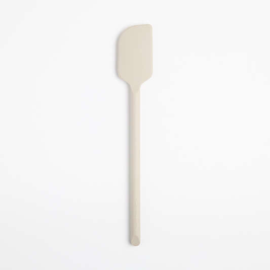 Crate & Barrel Taupe Silicone Scraper Spatula
