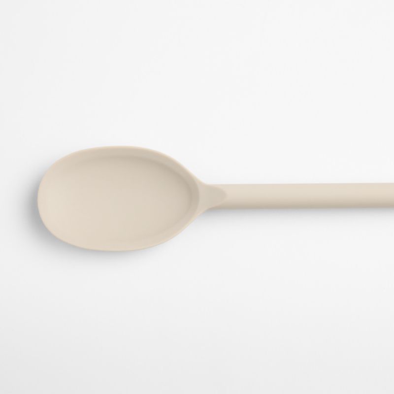 Crate & Barrel Taupe Silicone Spoon - image 2 of 3