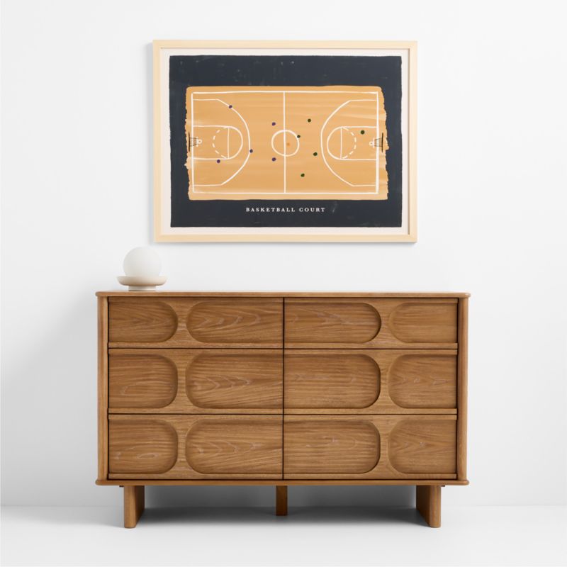 Courtside Play Large Framed Wall Art Print - image 3 of 6