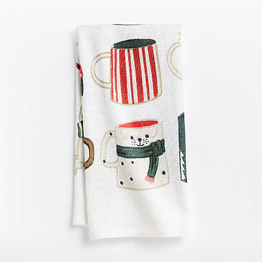 Critter Mugs Organic Cotton Dish Towel