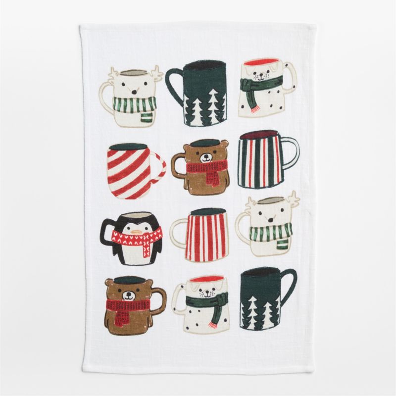 Critter Mugs Organic Cotton Dish Towel - image 1 of 3