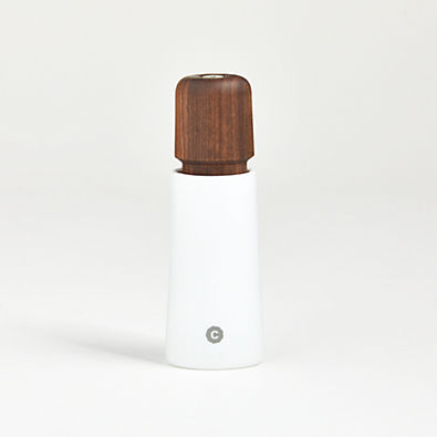 View CrushGrind ® Stockholm White Ceramic and Walnut Salt or Pepper Mill details