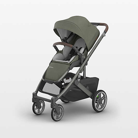 UPPAbaby Cruz V3 Evelyn Meadow Green Reclining Baby Stroller