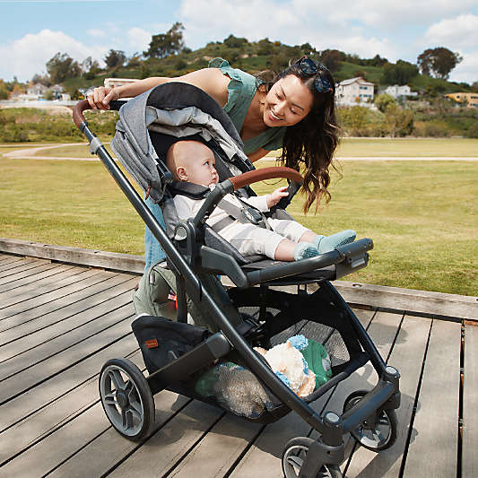 UPPAbaby ® Cruz V3 Callum Stone Blue Reclining Baby Stroller