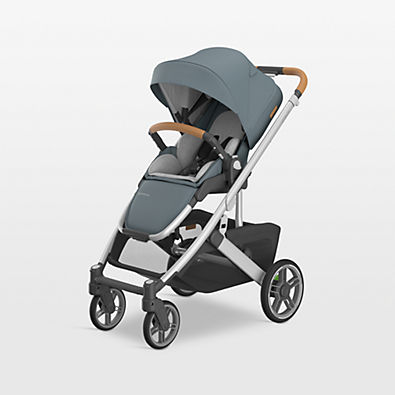 View UPPAbaby ® Cruz V3 Callum Stone Blue Reclining Baby Stroller details
