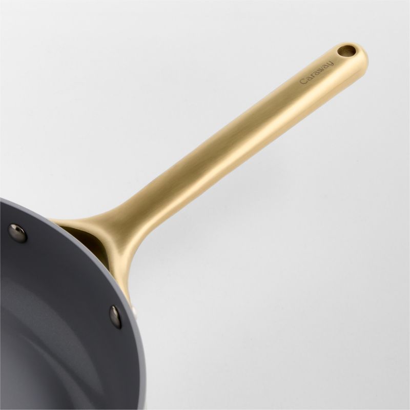 Caraway ® Coastline Ceramic Nonstick 4.5-Qt. Saute Pan with Champagne Hardware - image 2 of 3
