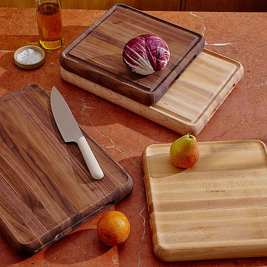Caraway Walnut Prep & Serve Butcher Block, 17"x12"