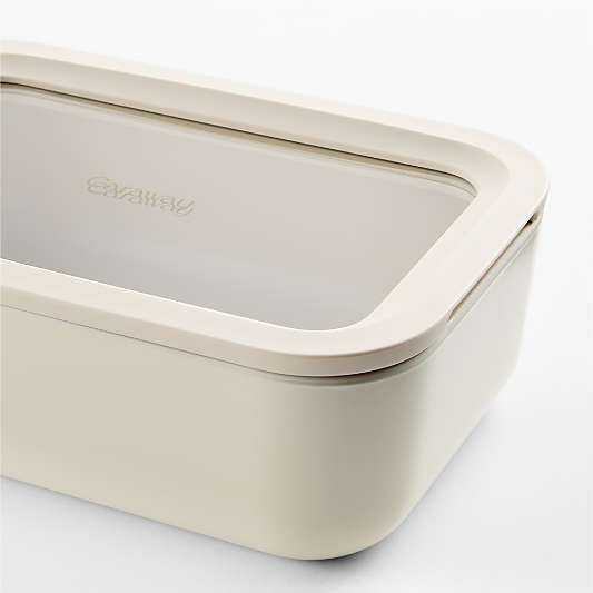 Caraway ® Cream & Gold Ceramic-Coated 13-Piece Glass Food Storage Set
