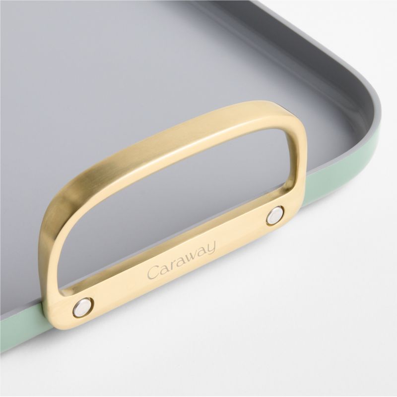 Caraway ® Coastline Ceramic Nonstick Double Burner Griddle with Champagne Hardware - image 1 of 2