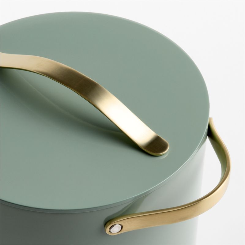 Caraway ® Coastline Ceramic Nonstick 12-Qt. Stock Pot with Champagne Hardware - image 1 of 3
