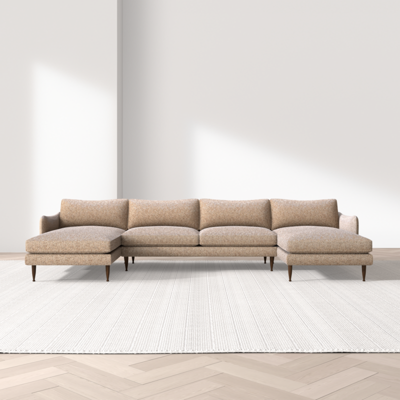 Cosgrove 3-Piece U-Shaped Sectional Sofa with Double Chaise Lounge - image 3 of 9