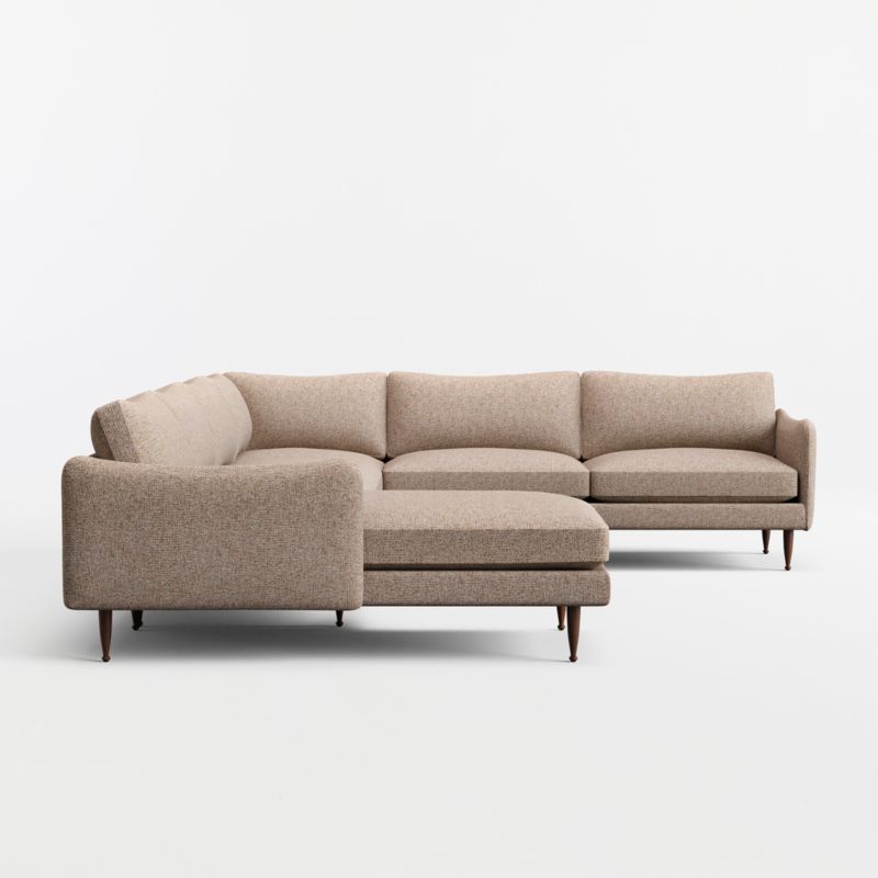 View Cosgrove 4-Piece L-Shaped Sectional Sofa with Chaise Lounge - image 4 of 7