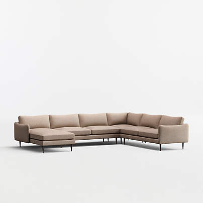 Cosgrove 4-Piece L-Shaped Sectional Sofa with Chaise Lounge