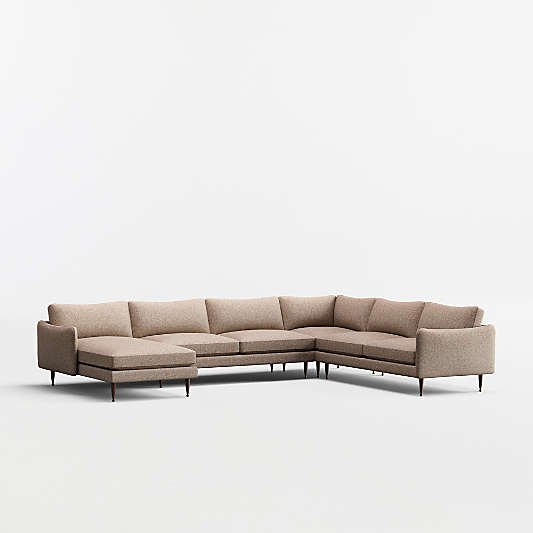 Cosgrove 4-Piece L-Shaped Sectional Sofa with Chaise Lounge
