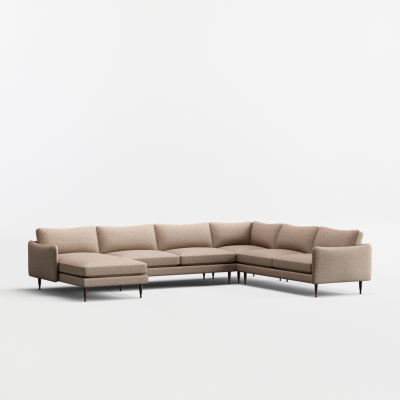 Cosgrove 4-Piece L-Shaped Sectional Sofa with Chaise Lounge - image 0 of 7