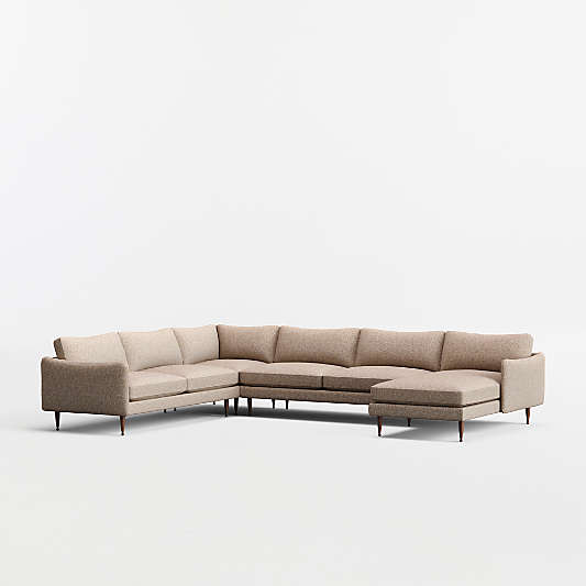 Cosgrove 4-Piece L-Shaped Sectional Sofa with Chaise Lounge