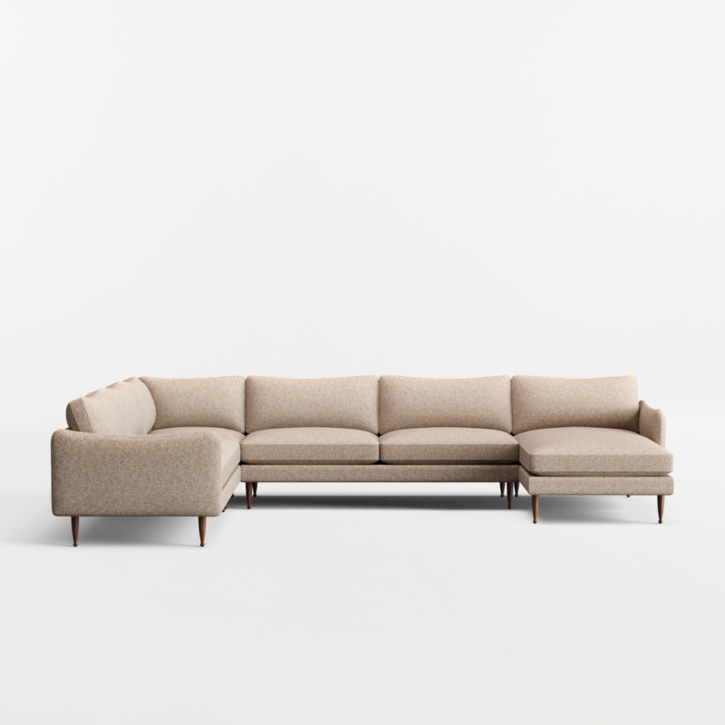 Cosgrove 4-Piece L-Shaped Sectional Sofa with Chaise Lounge - image 2 of 7