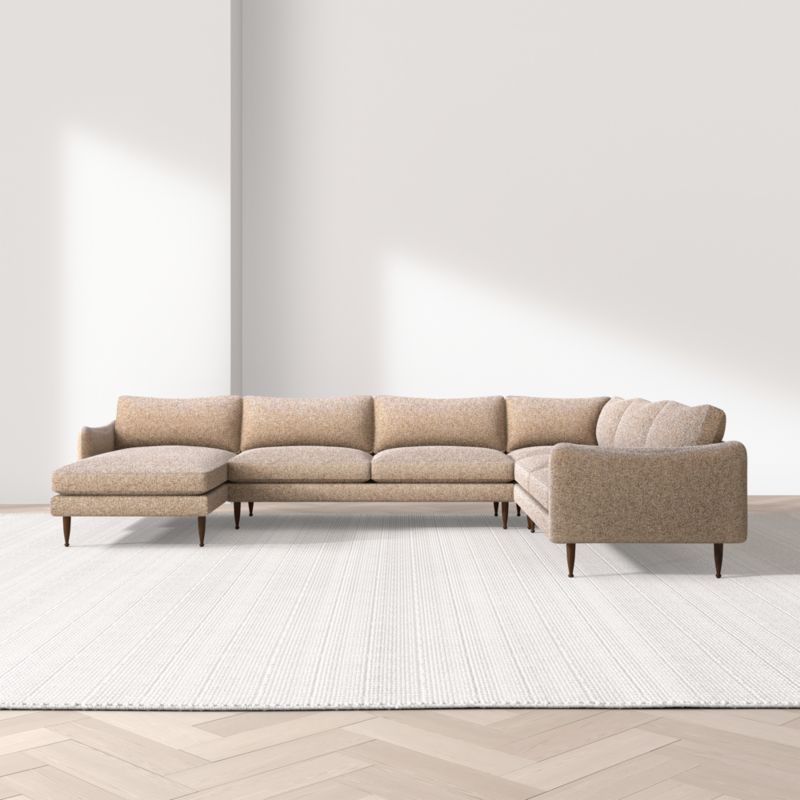View Cosgrove 4-Piece L-Shaped Sectional Sofa with Chaise Lounge - image 4 of 9