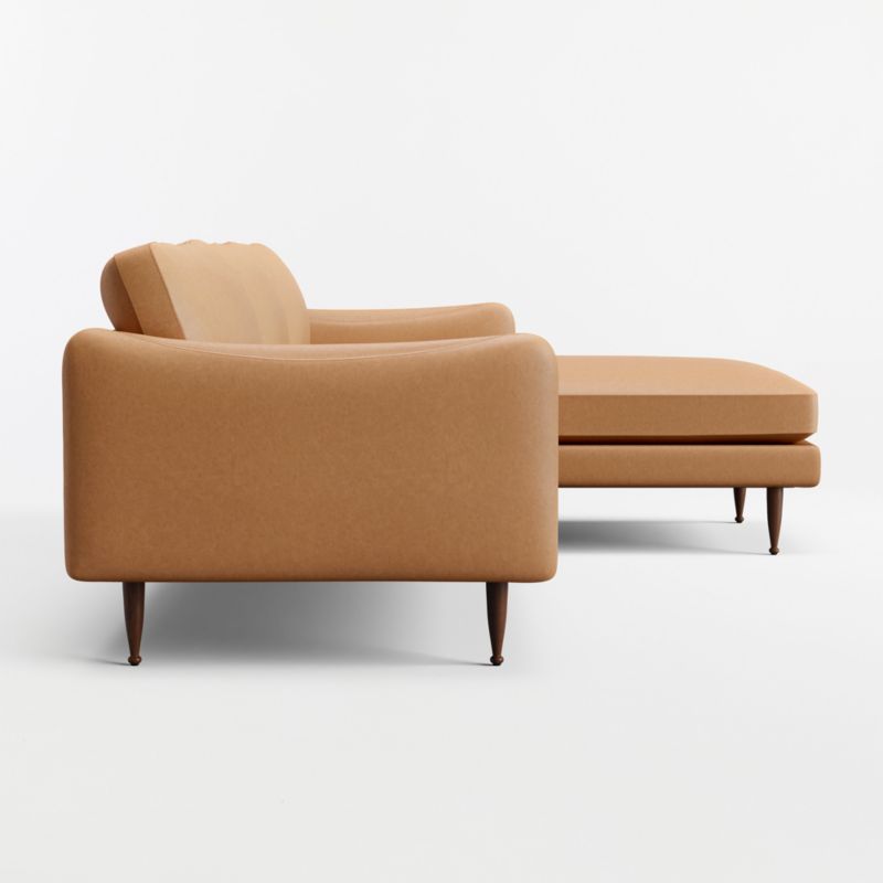 View Cosgrove Leather 2-Piece Sectional Sofa with Chaise Lounge - image 5 of 6