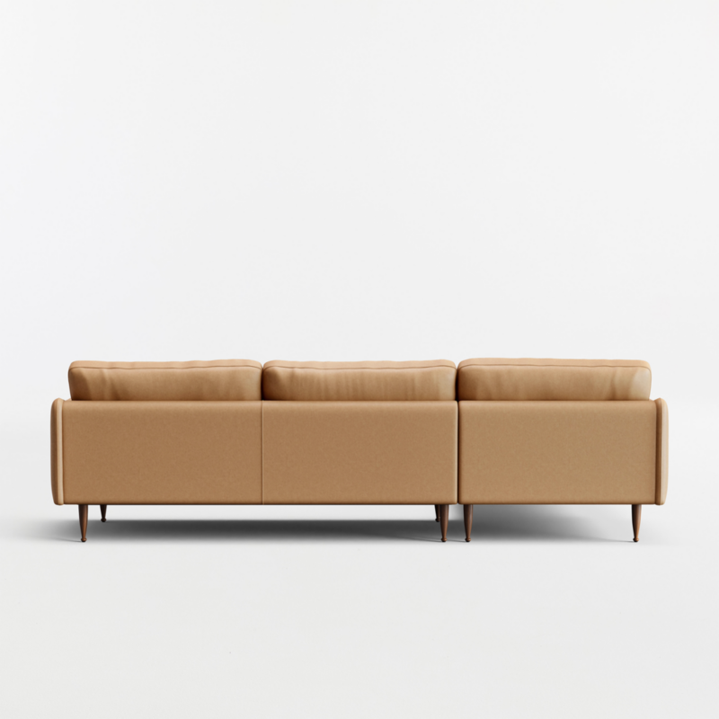 Cosgrove Leather 2-Piece Sectional Sofa with Chaise Lounge - image 4 of 5