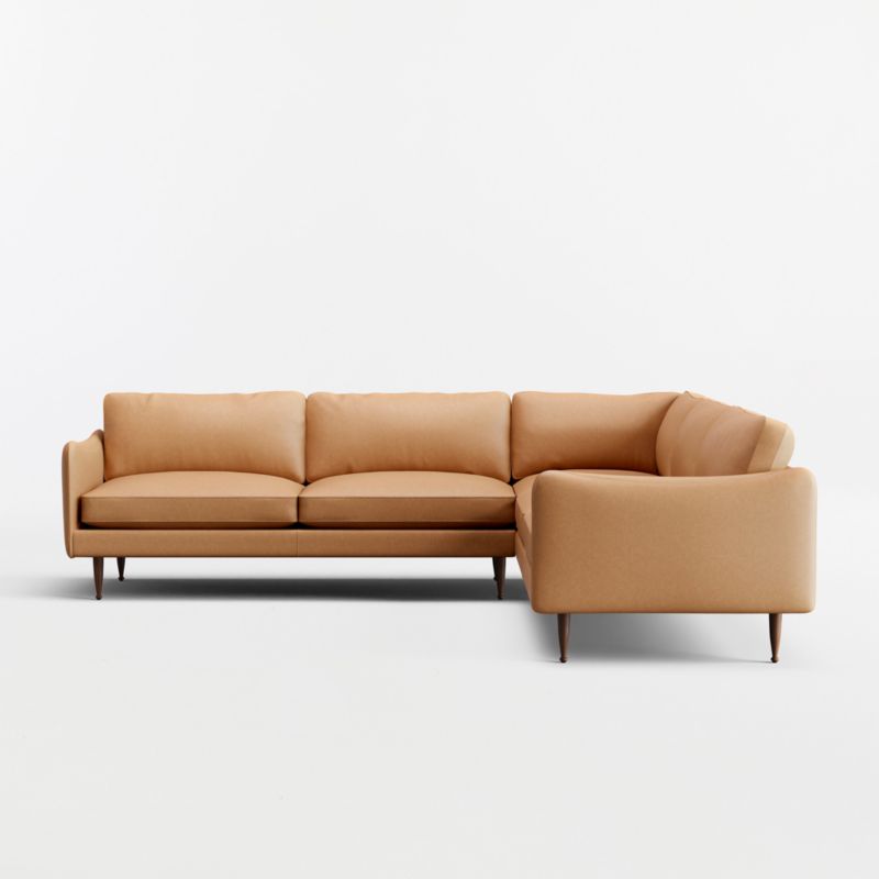 View Cosgrove Leather 3-Piece L-Shaped Sectional Sofa - image 4 of 5